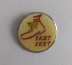 Vintage Fast Feet Ronald McDonald's Shoe McDonald's Employee Lapel Hat Pin - $12.13