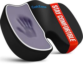 Portable Memory Foam Cushion with Breathable Mesh Cover - Ideal for Long... - $37.57