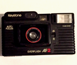 Keystone Everflash AF2 Auto Focus Camera Works/tested made in USA vintage - £9.84 GBP