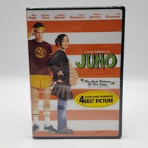 Juno Movie Brand New Sealed DVD 2007 Michael Cera Elliot Page Jennifer Garner - £6.22 GBP