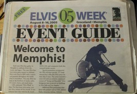 Elvis Week 2005 Event Guide Elvis Presley Magazine Newspaper  - £5.44 GBP