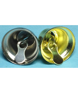 12 x 22mm  Gold Silver Tone Liberty Jingle Bells Christmas Ornaments Crafts - $4.59