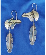 CARLTON JAMON Zuni Award Winning Dangle Drop Pendant Earrings Stunning D... - €143,71 EUR