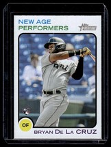 2022 Topps Heritage New Age Performers Bryan De La Cruz RC Miami Marlins #NAP-14 - £1.41 GBP