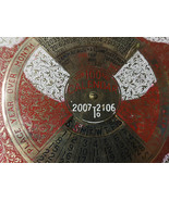 100 Year Brass Calendar 2007-2106 - $61.34