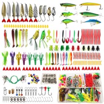 VAYTOP 437Pcs Fishing Lures Kit for Freshwater &amp;Saltwater,Bass Fishing L... - $40.58