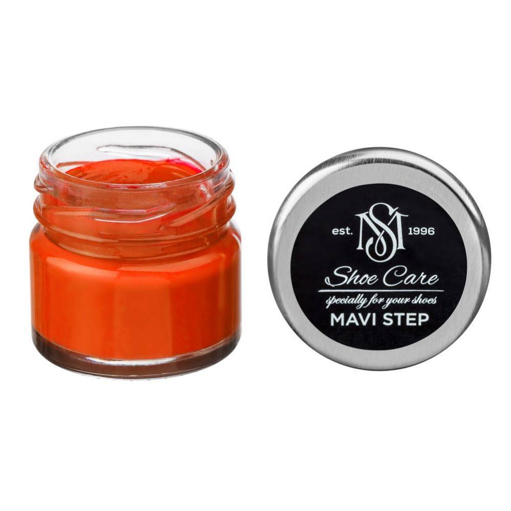 MAVI STEP Creme de Beaute Wax-Based Leather Shoe Cream - 163 Dark Orange... - $14.99