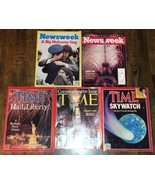 5pc Time &amp; Newsweek Magazine Lot 1981-2000 Commemorative New Century Issues - £19.74 GBP