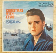 Elvis Presley RCA Victor 45 LP 7&quot; EPA-4340 Christmas With Elvis Silent N... - £171.29 GBP