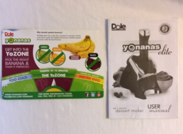 Dole Yonanas Elite User Manual - €4,34 EUR