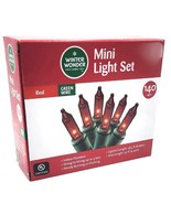 Red Mini Light Set 140-String Lights Holiday Valentines Party Winter Won... - $9.97