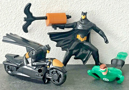 Lot of 3 McDONALDS Happy Meal Toys Action Figures DC Batman - £8.69 GBP