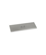 30 x 10 in. Stainless Steel Cover for Rectangular Drop-In Fire Pit Pan - $5,397.87 MXN