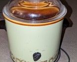 Vintage 1970s Rival Crock Pot Slow Cooker 3.5 qt Avocado Green Model 3100/2 - $45.53