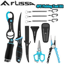 FLISSA 4PCS Fishing Tool Kit Gripper Line Scissor Fish Fillet Plier Hook... - £55.82 GBP