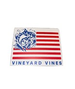 Vineyard Vines USA American Fish Flag Patriotic Sticker Yeti Car Laptop ... - $3.50