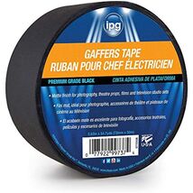 IPG GT7250B Gaffers Tape, Matte Black 2.83&quot; x 54.7 yd, (Single Roll) - $64.38 CAD