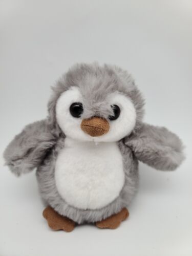 Primary image for Bearington Collection Plush Baby Penguin Gray Grey White 6" *CLEAN*