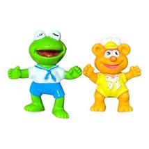 Muppet Babies Kermit Fozzie Bear Toy Figures Only 1986 Happy Meal Toy McDonalds - £3.11 GBP