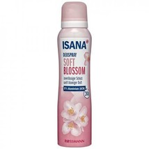 ISANA deodorant SOFT BLOSSOM spray 0% ALUMINUM 150ml -FREE SHIPPING - $10.88