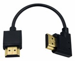 4K Hdmi Cable, Hdmi To Hdmi Cable, Extremely Thin Right Angled Hdmi Male... - £20.59 GBP