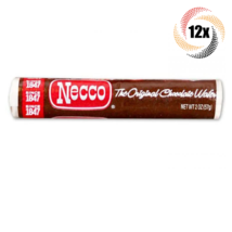 12x Rolls Necco The Original Chocolate Flavored Wafers Candy | 2oz | Since 1847 - $30.30