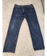 Levi&#39;s Men&#39;s 505 Regular Straight Jeans SZ-38x32 - $27.44 CAD