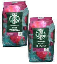 2 Packs Starbucks Caffe Verona Ground Coffee, Dark Roast (40 oz.) FRESH - £48.99 GBP