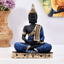 India at Your Doorstep Beautiful Sitting Buddha Idol Statue for Home &amp; Garden Li - £57.67 GBP