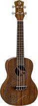 Luna Maluhia Peace Concert Ukulele With Gig Bag, Satin Natural - $153.92