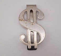 Metallo Fermasoldi Dollaro Segno Color Argento - $36.57