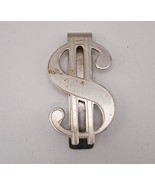 Metallo Fermasoldi Dollaro Segno Color Argento - £28.69 GBP