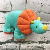 Toys “R” Us Dinosaur Plush Teal Triceratops Soft Crib Toy Stuffed Animal  - £9.34 GBP