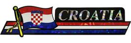 Croatia Bumper Sticker - $3.30