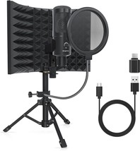 Swayktech Studio Recording Mic Isolation Shield With Pop Filter And Metal Tripod - $56.99