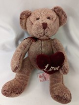 Russ Bear Chantelle Plush 8 Inch Love Heart Stuffed Animal Toy - £7.06 GBP