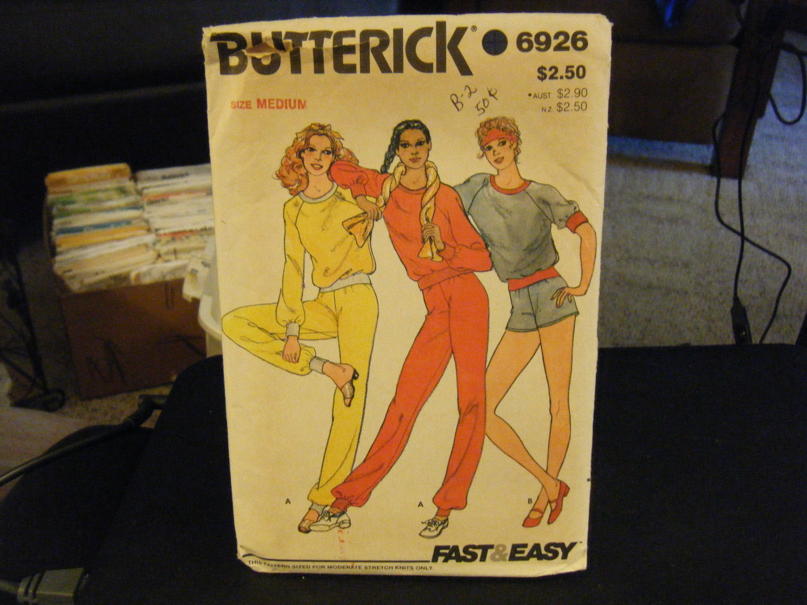Butterick 6926 Junior Active Wear Top, Pant & Shorts Pattern - Size M (9-11) - $11.41