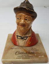 Henry Major The Gay Philosopher Figurine Carlsbad Hotel by the Sea Vintage - £45.63 GBP