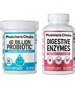 Physician's | Probiotics and Digestive Enzyme Supplements | Relieves Blo... - $39.88