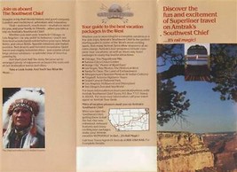 Amtrak&#39;s Southwest Chief Brochure Superliner Travel - $17.82
