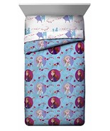 Jay Franco Disney Frozen 2 Sister Dots Twin Comforter, Blue - £35.40 GBP