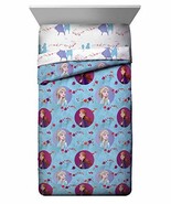 Jay Franco Disney Frozen 2 Sister Dots Twin Comforter, Blue - £35.40 GBP