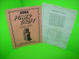 Sega Power Drift Upright Original Video Arcade Game Service Manual - $14.57