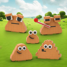 MOC Bou Pou Building Blocks Set Game Figures Model Bricks Toys Kids Gift... - $38.60