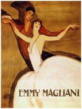 4241.Emmy Magliani.man and woman dancing ballet.POSTER.decor Home Office art - £12.86 GBP+