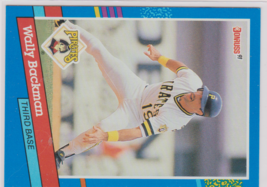 Wally Backman Pittsburgh Pirates Third Base 1991 Donruss Card # 177 Near-Mint - £1.27 GBP