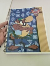 Taz Notebook Stuart Hall Looney Tunes Vintage Industrial Strength 1990s ... - $34.30