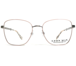 Leon Max Brille Rahmen 4070 ZYLOWARE 202 Pink Silber Cat Eye Draht 55-18-140 - £31.62 GBP