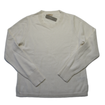 NWT J.Crew K1313 Everyday Cashmere in Natural Ivory Slim Fit Crewneck Sweater L - £56.81 GBP