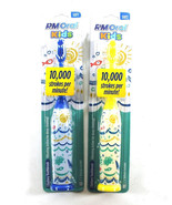 Lot of 2 RM Oral Kids Electric Toothbrush Battery Powered Soft Blue Yellow - $7.50